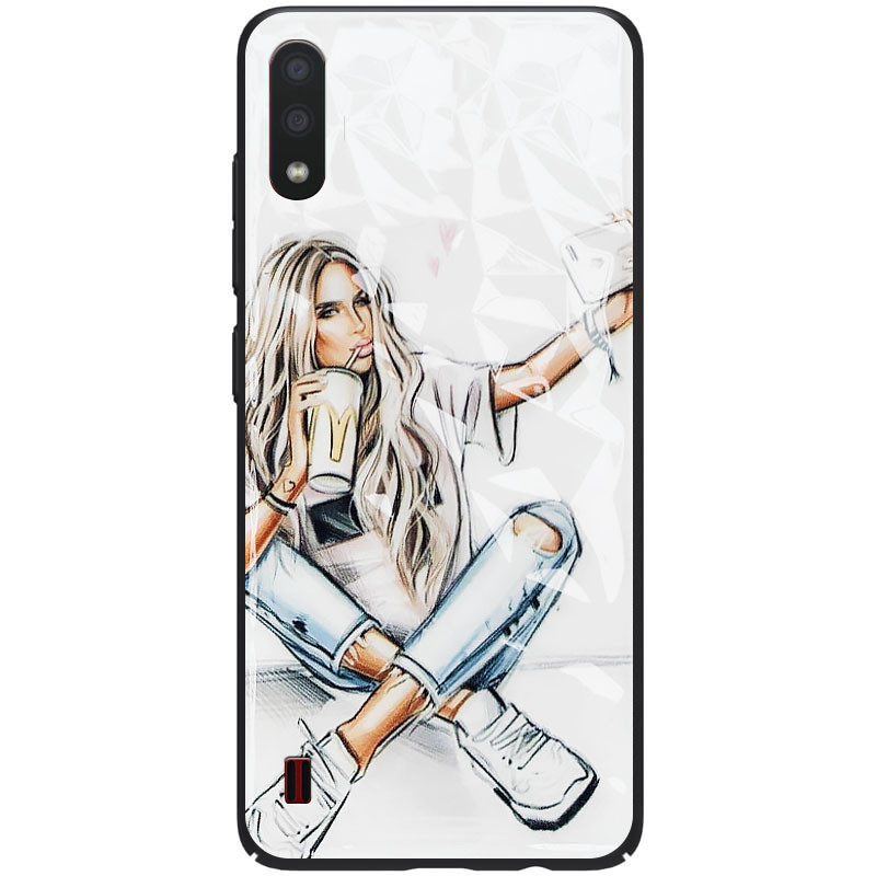 

TPU+PC чехол Prisma Ladies для Samsung Galaxy A01 Selfie (143944)