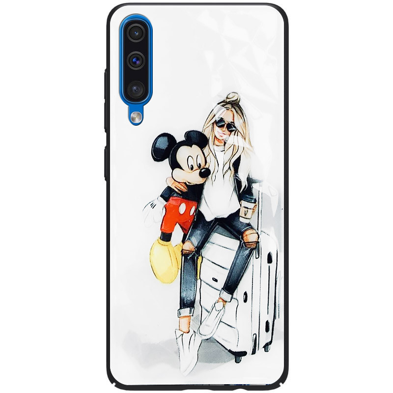 

TPU+PC чехол Prisma Ladies для Samsung Galaxy A30s Mickey (133630)