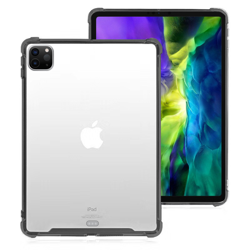 

TPU+PC чехол Simple c усиленными углами для Apple iPad Pro 11" (2020-2022) Серый (прозрачный) (135082)