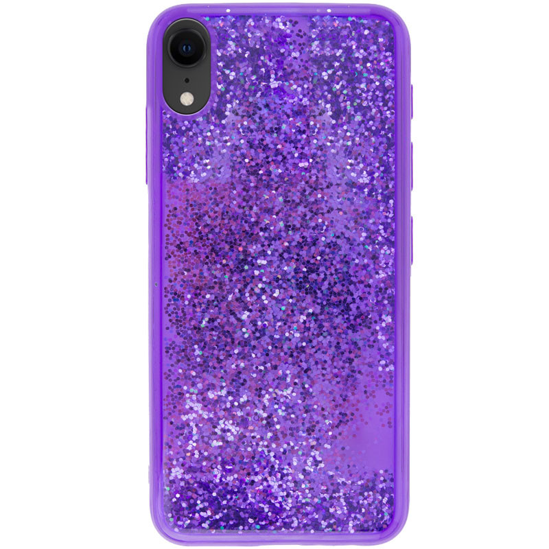 

TPU+PC чехол Sparkle (glitter) для Apple iPhone XR (6.1") Фиолетовый (138330)