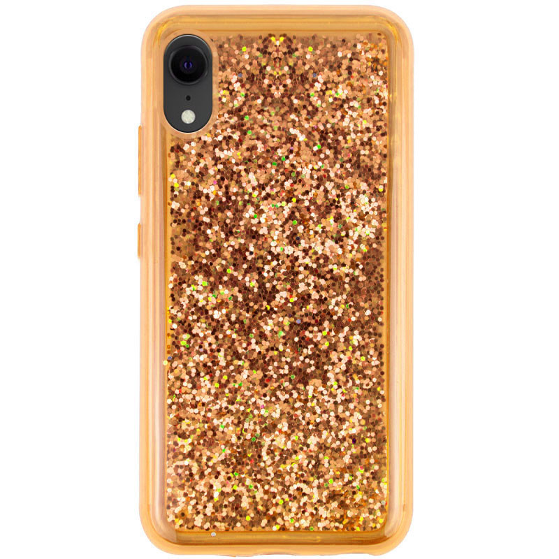 

TPU+PC чохол Sparkle (glitter) для Apple iPhone XR (6.1") (Золотий)