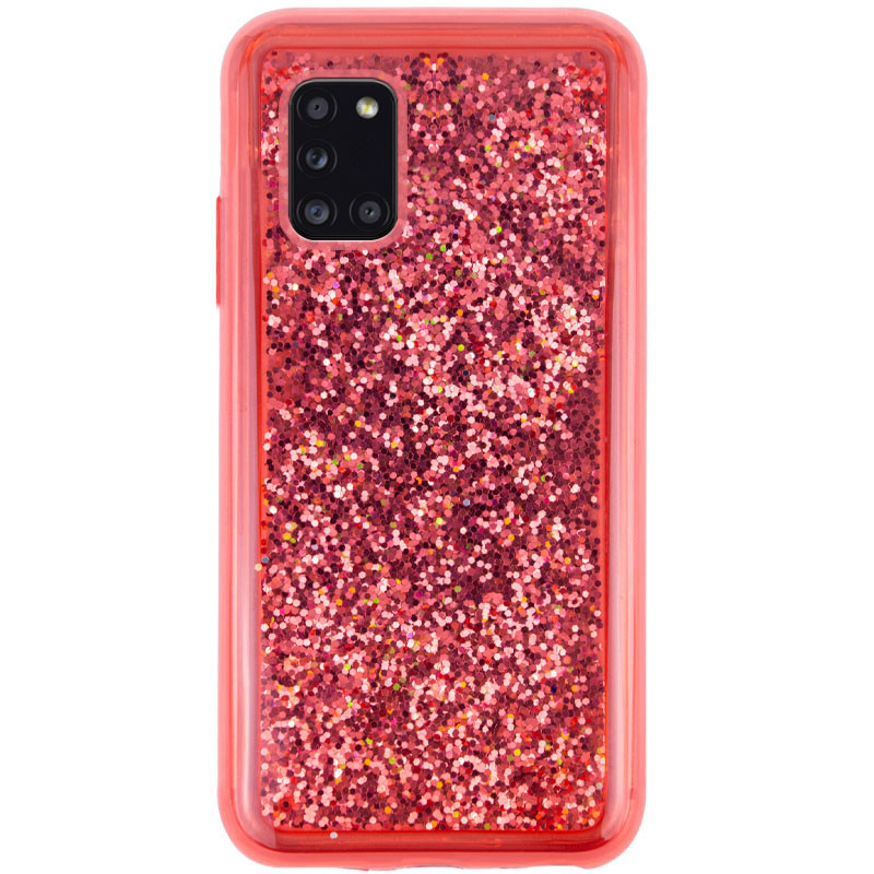 

TPU+PC чехол Sparkle (glitter) для Samsung Galaxy A31 Красный (138279)