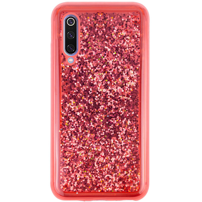 

TPU+PC чехол Sparkle (glitter) для Xiaomi Mi 9 Красный (140873)