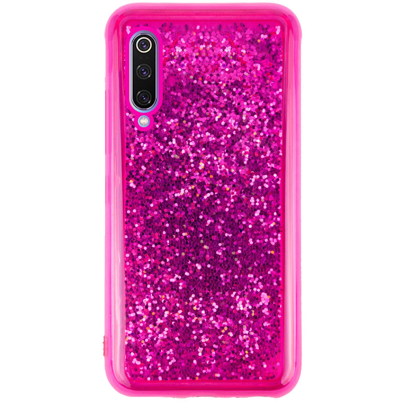 

TPU+PC чехол Sparkle (glitter) для Xiaomi Mi 9 Малиновый (140874)