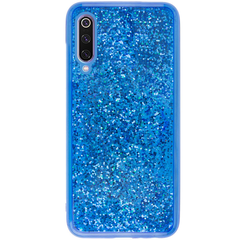 

TPU+PC чехол Sparkle (glitter) для Xiaomi Mi 9 Синий (140877)