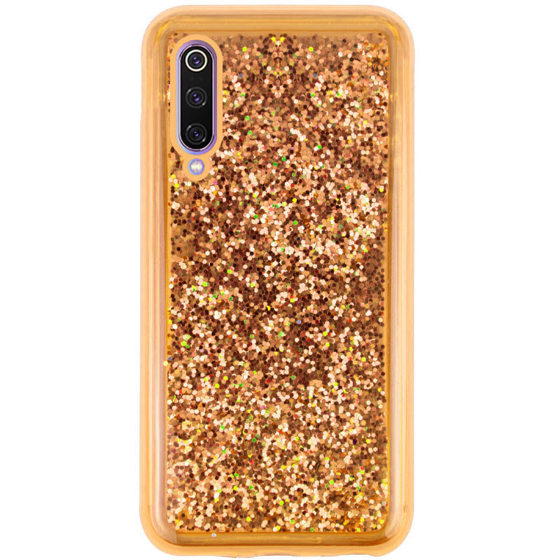 

TPU+PC чехол Sparkle (glitter) для Xiaomi Mi 9 Золотой (140872)