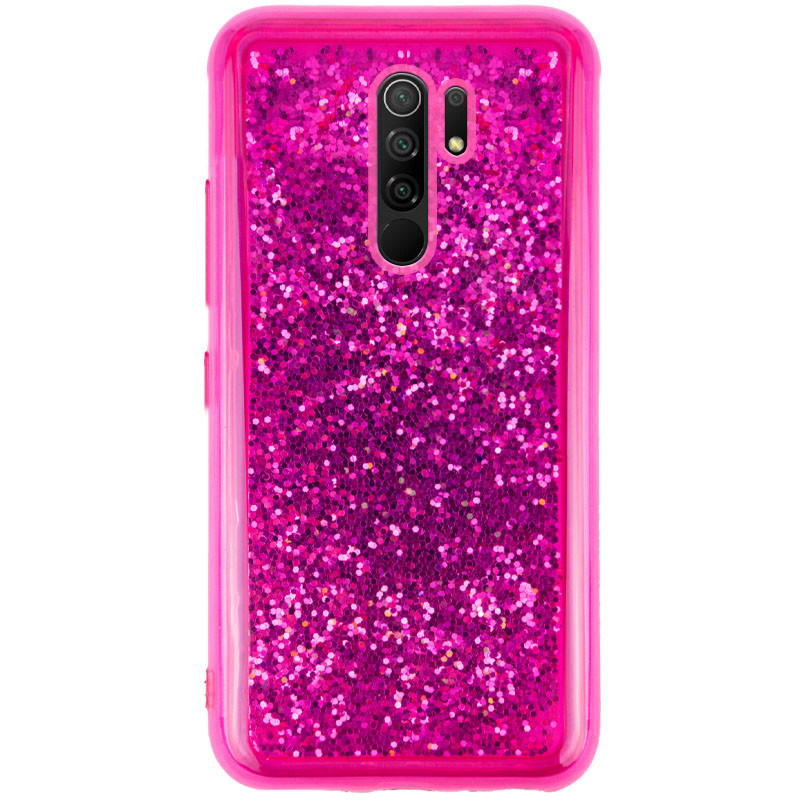 

TPU+PC чехол Sparkle (glitter) для Xiaomi Redmi 9 Малиновый (138336)
