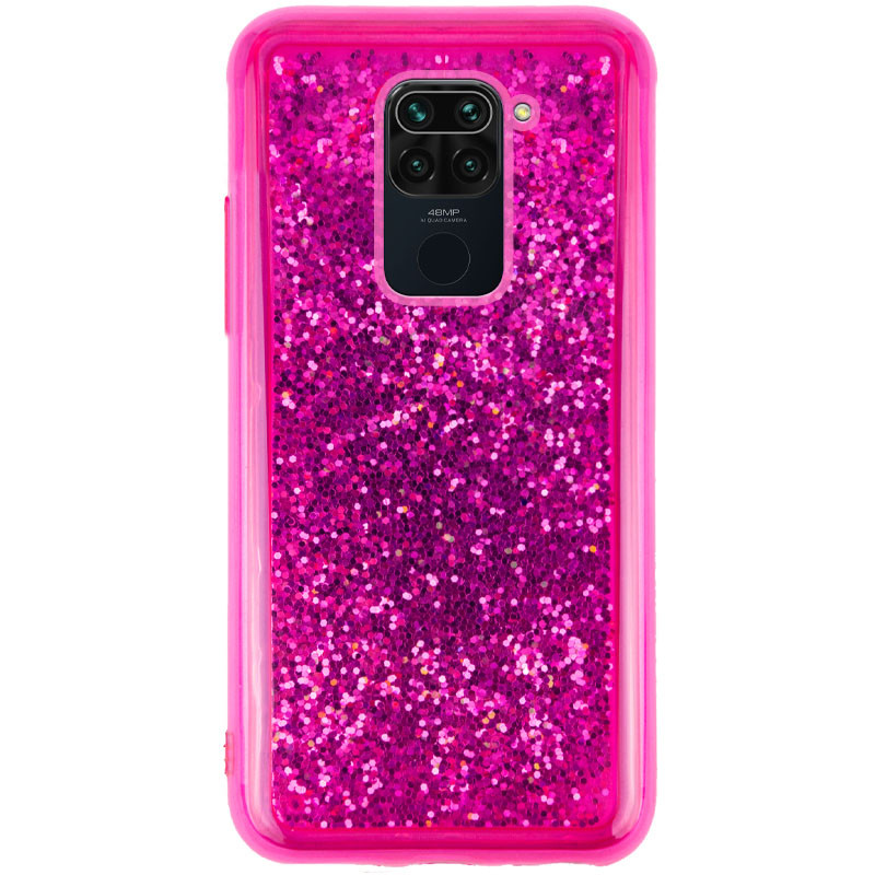 

TPU+PC чехол Sparkle (glitter) для Xiaomi Redmi Note 9 / Redmi 10X Малиновый (138259)