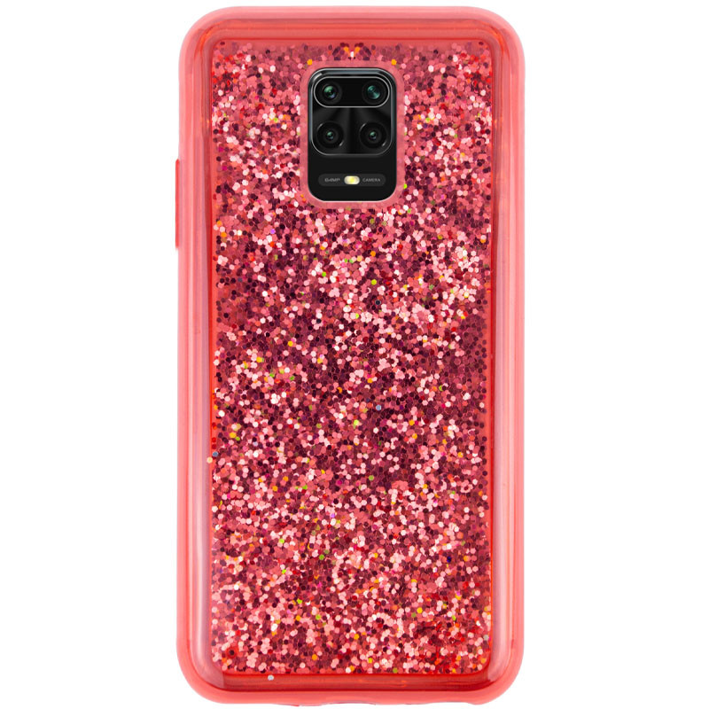 

TPU+PC чехол Sparkle (glitter) для Xiaomi Redmi Note 9 Pro Max Красный (138248)
