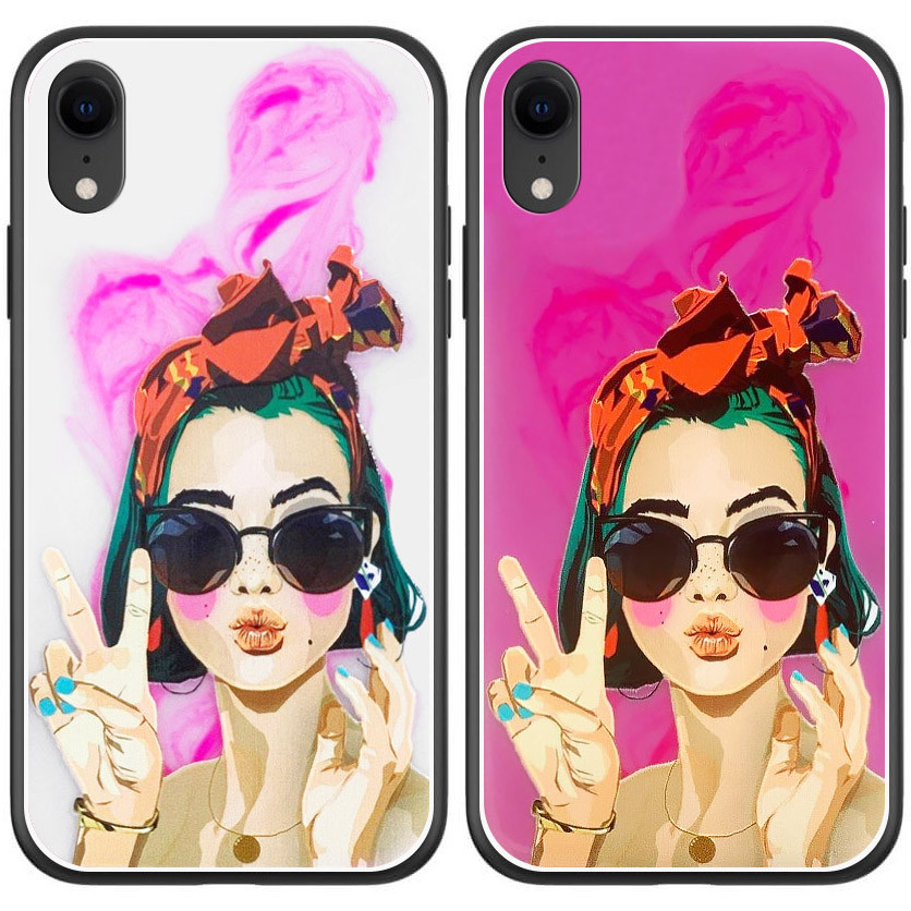 

TPU+PC чехол Ultra Violet для Apple iPhone XR (6.1") Peace (135647)