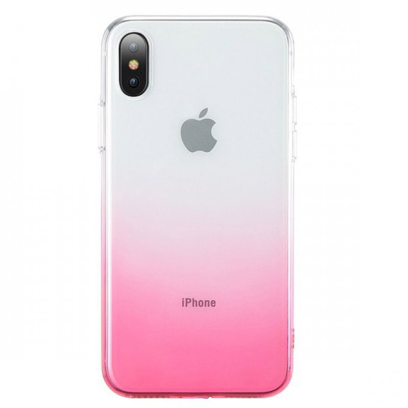 

TPU+PC Ombre для Apple iPhone X / XS (5.8") Розовый (105865)