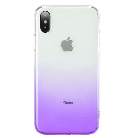 

TPU+PC Ombre для Apple iPhone XS Max (6.5") Фиолетовый (105871)
