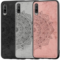 

TPU+Textile чехол Mandala с 3D тиснением для Huawei P Smart Pro / Honor 9X (China)