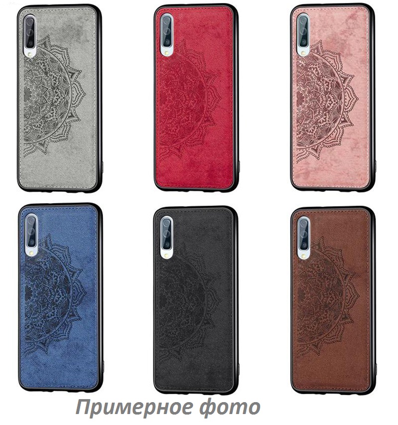 

TPU+Textile чехол Mandala с 3D тиснением для Huawei Y9 Prime (2019) Синий (108052)