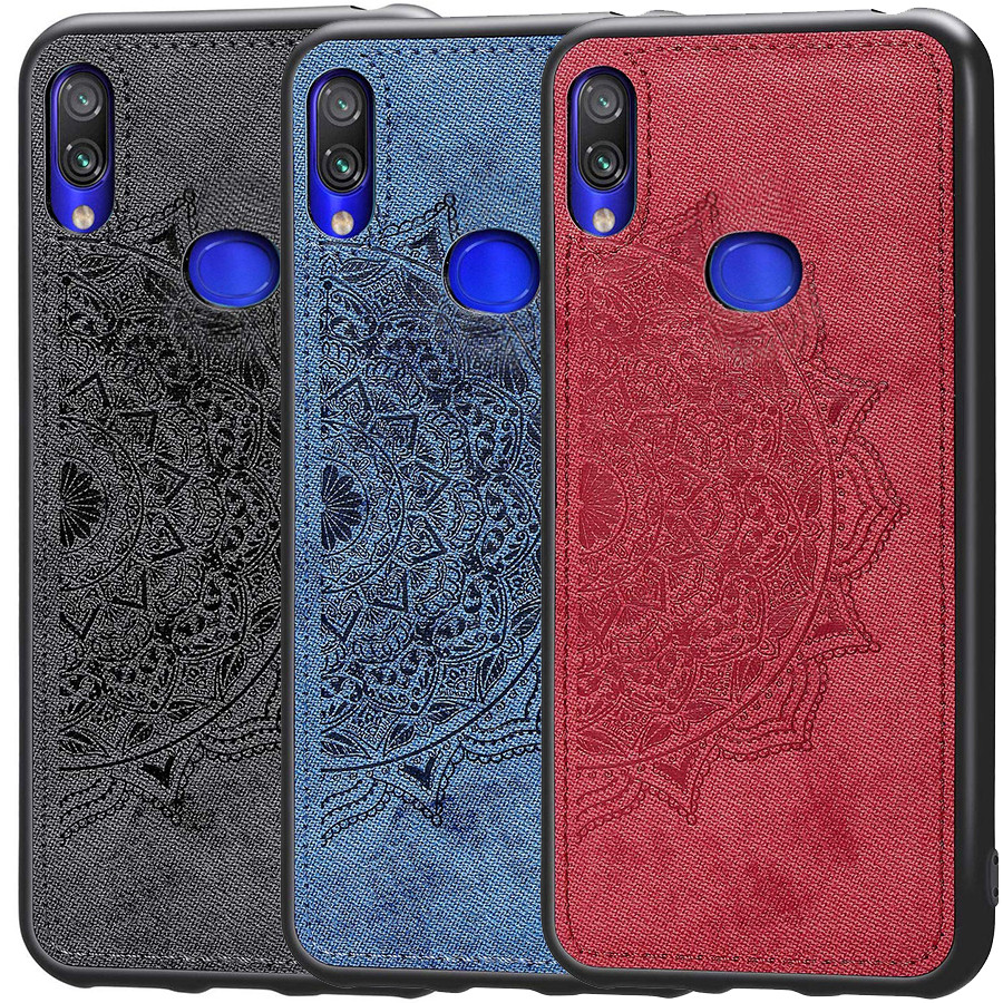 

TPU+Textile чехол Mandala с 3D тиснением для Samsung Galaxy A10s (115517)