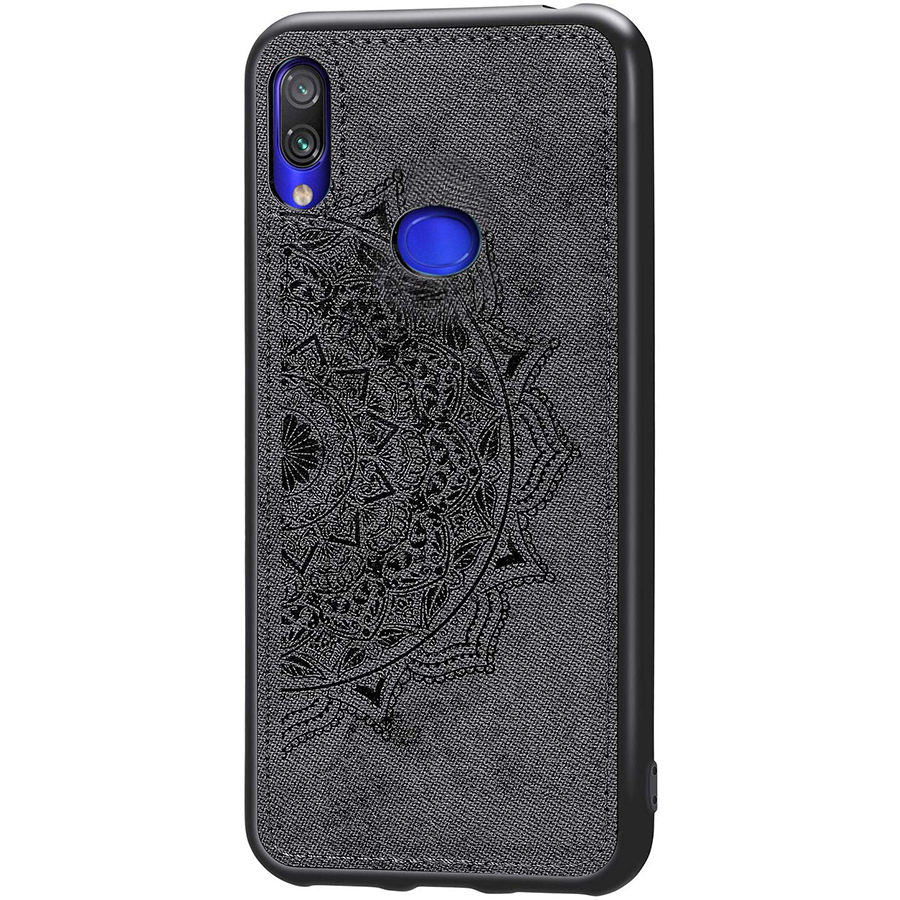 

TPU+Textile чехол Mandala с 3D тиснением для Samsung Galaxy A10s Черный (115522)