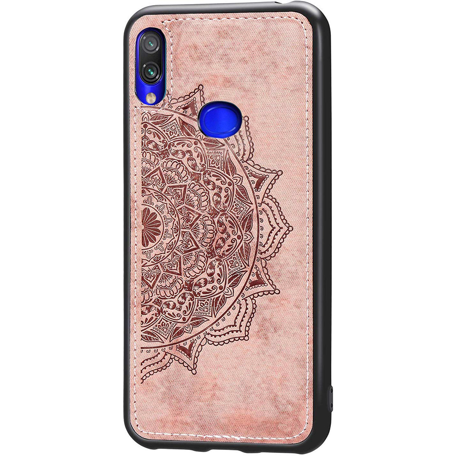 

TPU+Textile чехол Mandala с 3D тиснением для Samsung Galaxy A10s Розовый (115519)