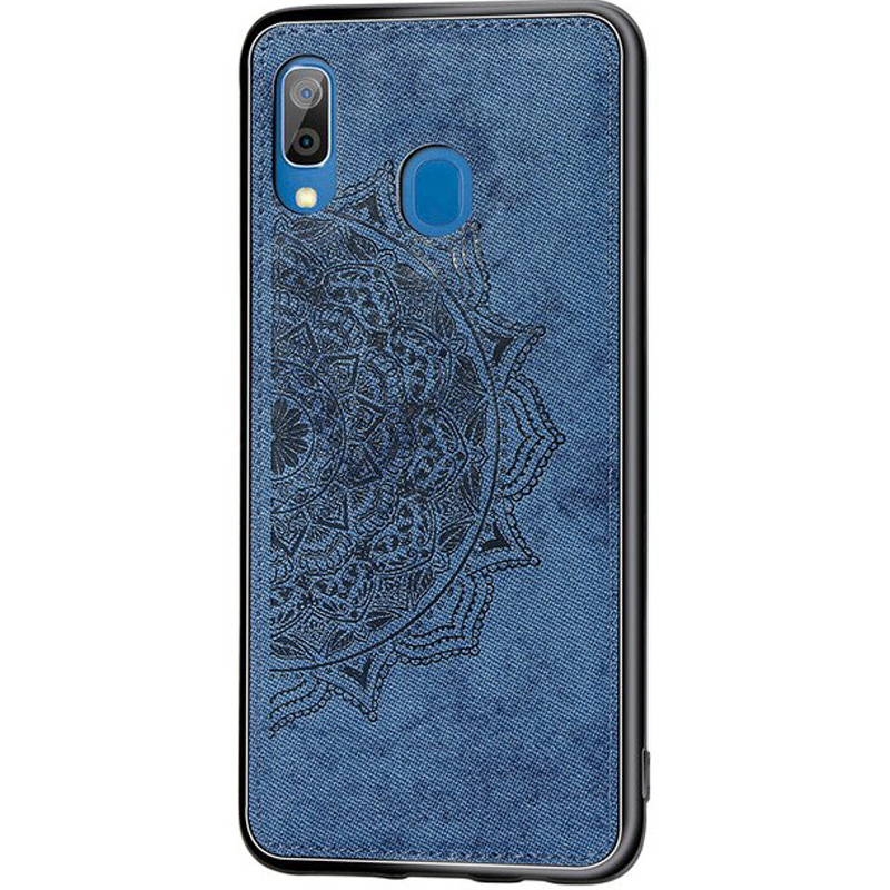 

TPU+Textile чехол Mandala с 3D тиснением для Samsung Galaxy A20 / A30 Синий (104156)