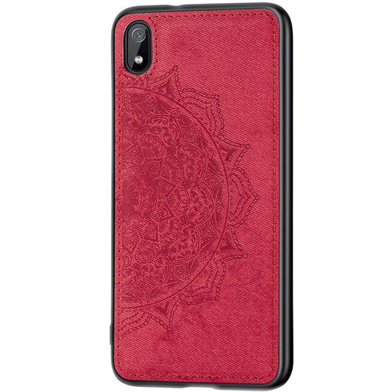 

TPU+Textile чехол Mandala с 3D тиснением для Xiaomi Redmi 7A Красный (104165)