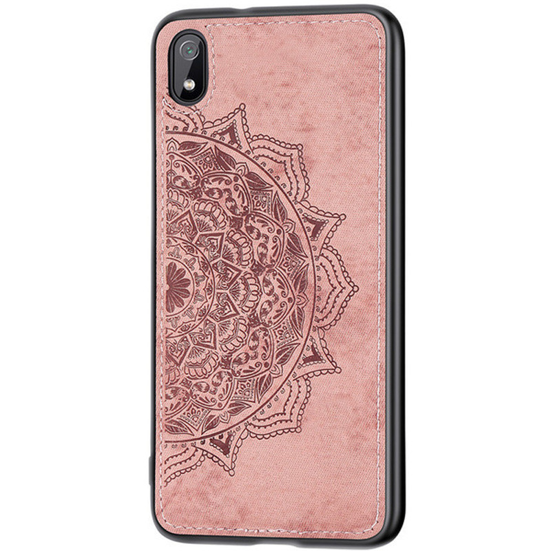 

TPU+Textile чехол Mandala с 3D тиснением для Xiaomi Redmi 7A Розовый (104166)