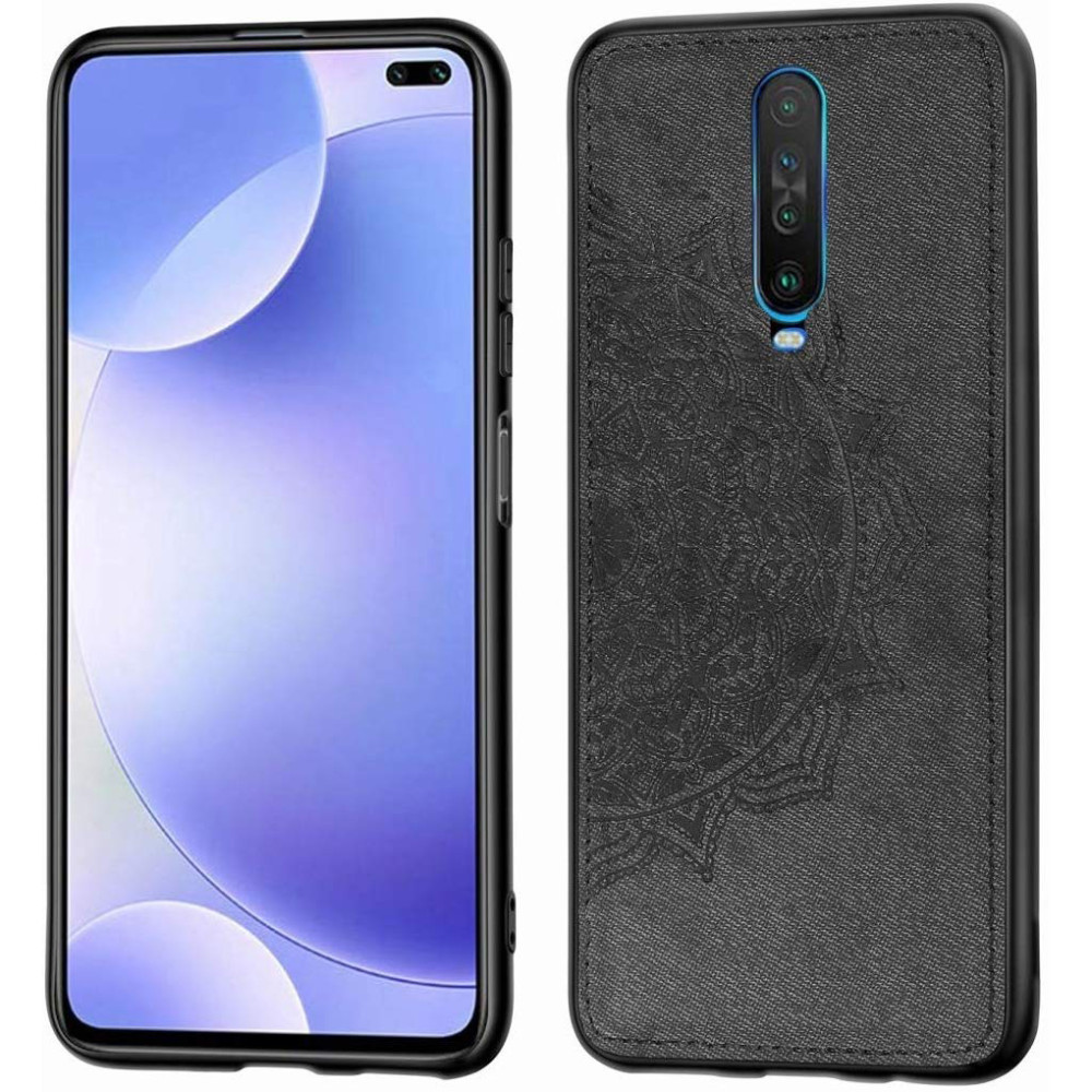 

TPU+Textile чехол Mandala с 3D тиснением для Xiaomi Poco X2 Черный (122943)