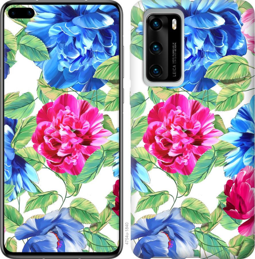 

Чохол на Huawei P40 квіти 21
