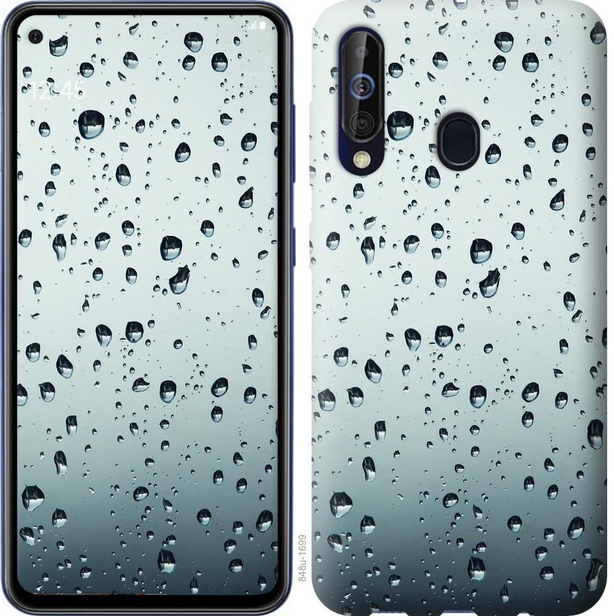 Чехол на Samsung Galaxy A60 2019 A606F Стекло в каплях