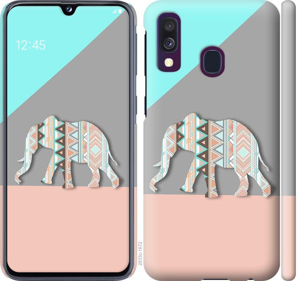 

Чохол на Samsung Galaxy A40 2019 A405F Візерунчастий слон