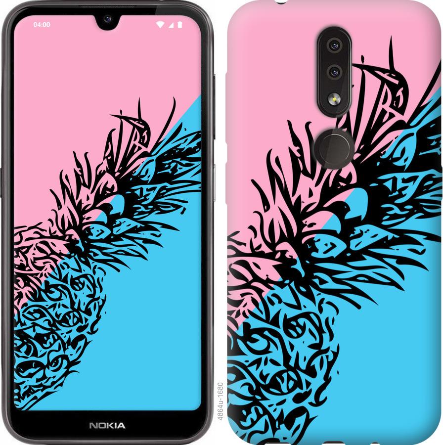 

Чехол на Nokia 4.2 Ананас 1