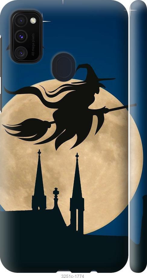 

Чехол на Samsung Galaxy M21 M215F Ведьма на метле v2