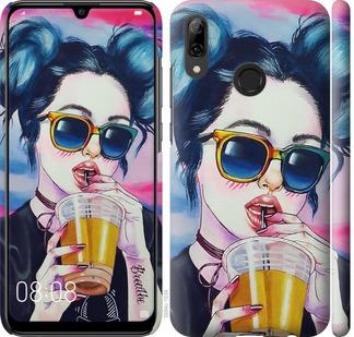 

Чехол на Huawei P Smart 2019 Арт-девушка в очках