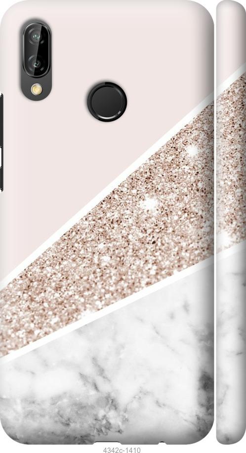 

Чехол на Huawei P20 Lite Пастельный мрамор