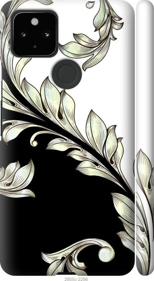 

Чехол на Google Pixel 5A White and black 1