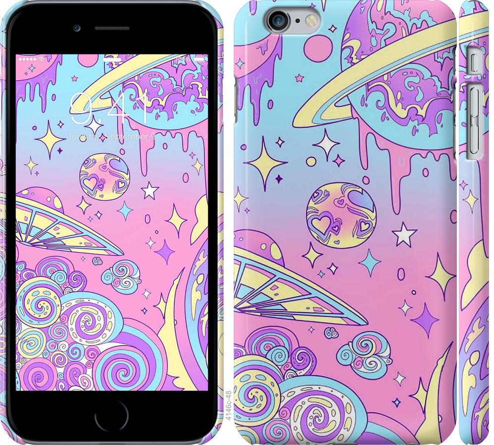 

Чохол на iPhone 6 Plus Рожева галактика
