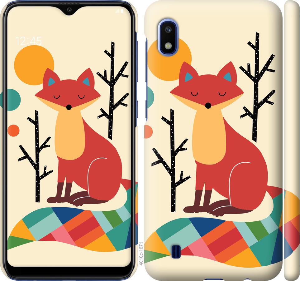 

Чехол на Samsung Galaxy A10 2019 A105F Rainbow fox