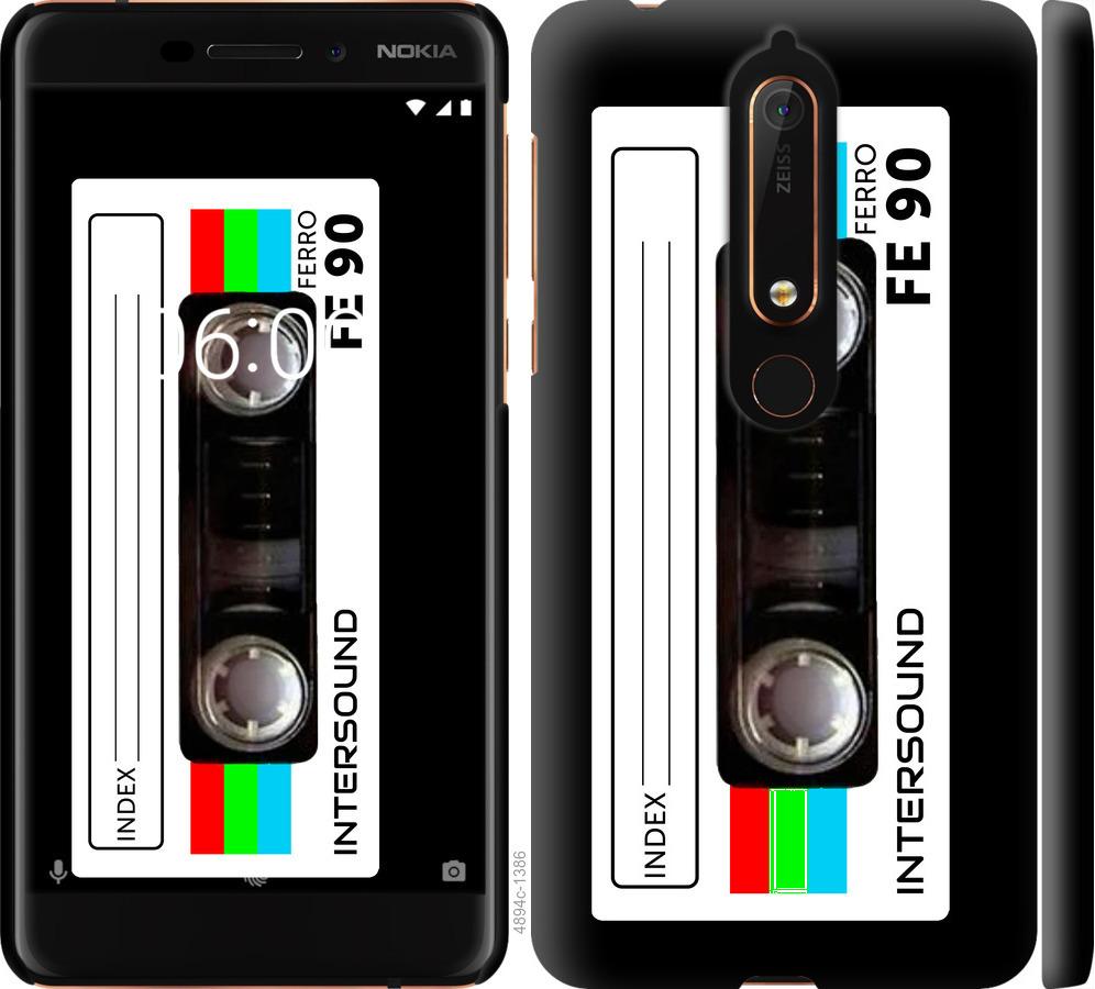 

Чехол на Nokia 6 2018 Кассета с90