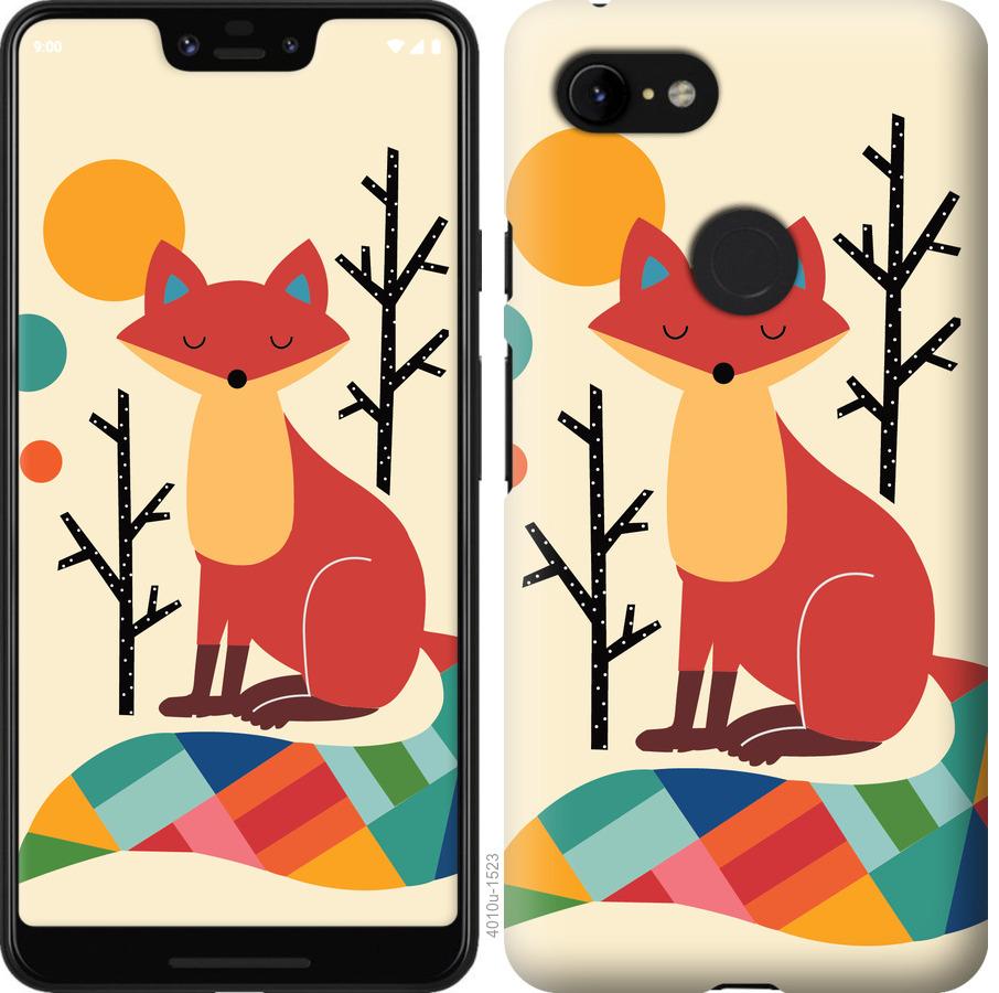 

Чехол на Google Pixel 3 XL Rainbow fox