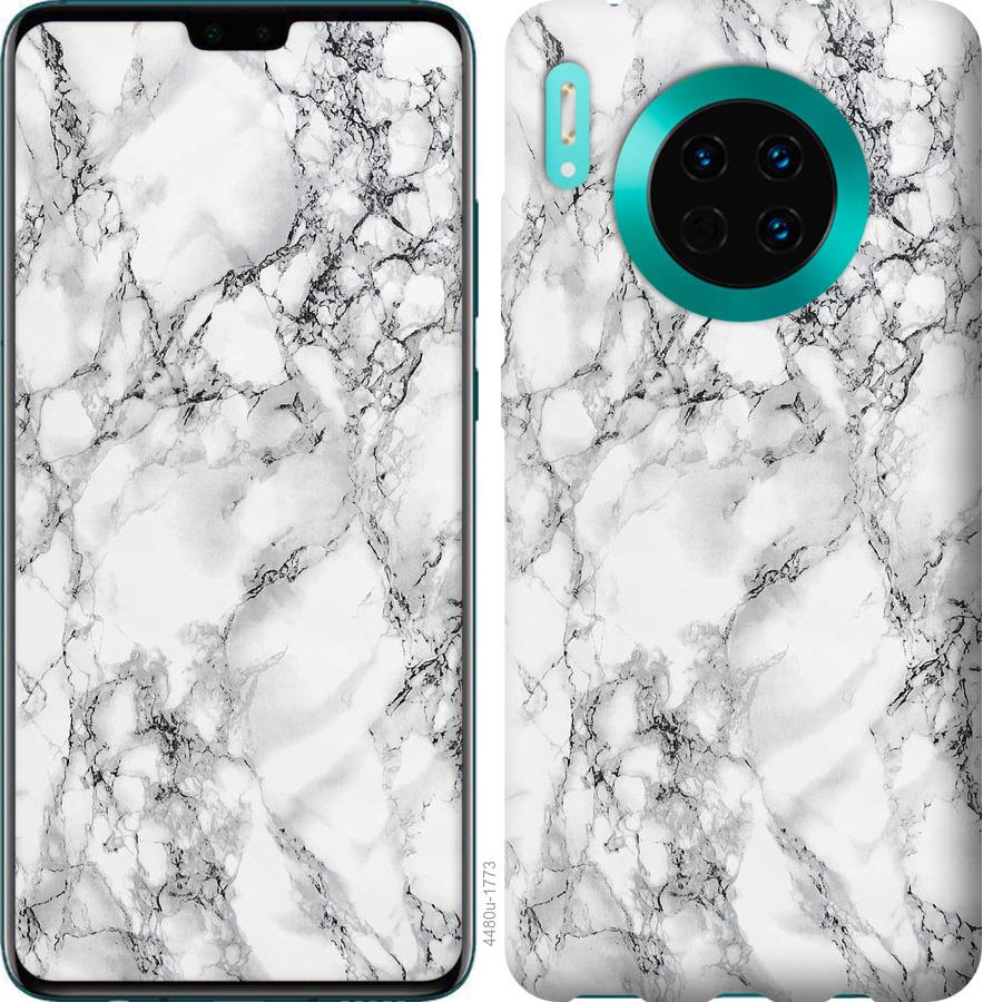 

Чохол на Huawei Mate 30 мармур білий