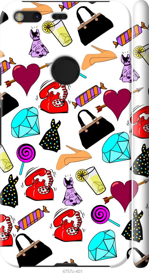 

Чехол на Google Pixel XL stickers