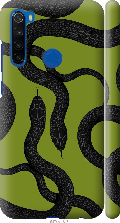 Чехол на Xiaomi Redmi Note 8T Змеи v2