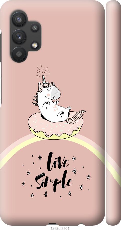 

Чехол на Samsung Galaxy A32 A325F Единорожка в пончике