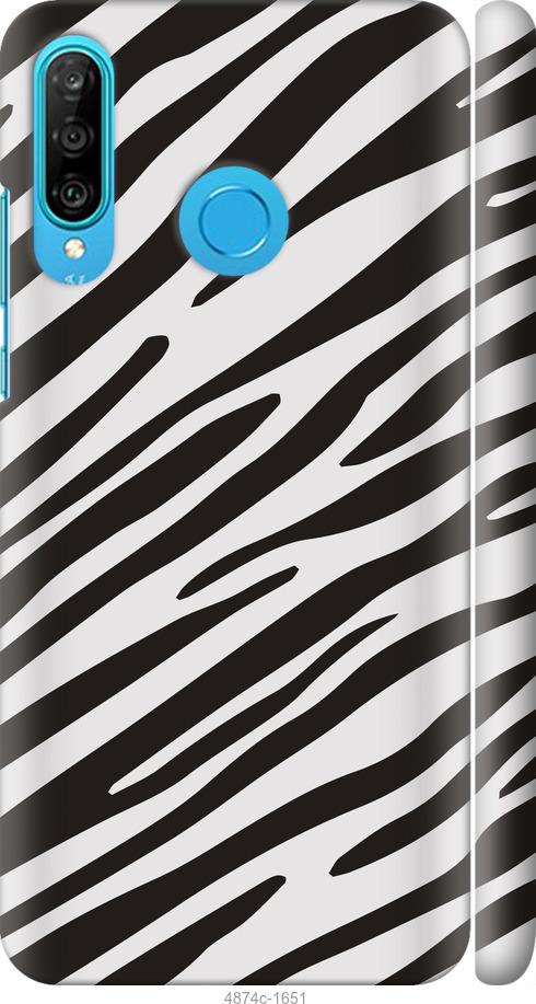 

Чехол на Huawei P30 Lite Классическая зебра