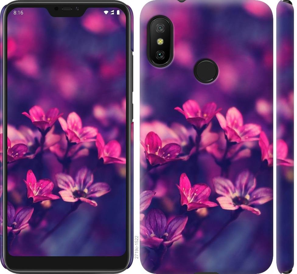 

Чохол на Xiaomi Redmi 6 Pro Пурпурні квіти