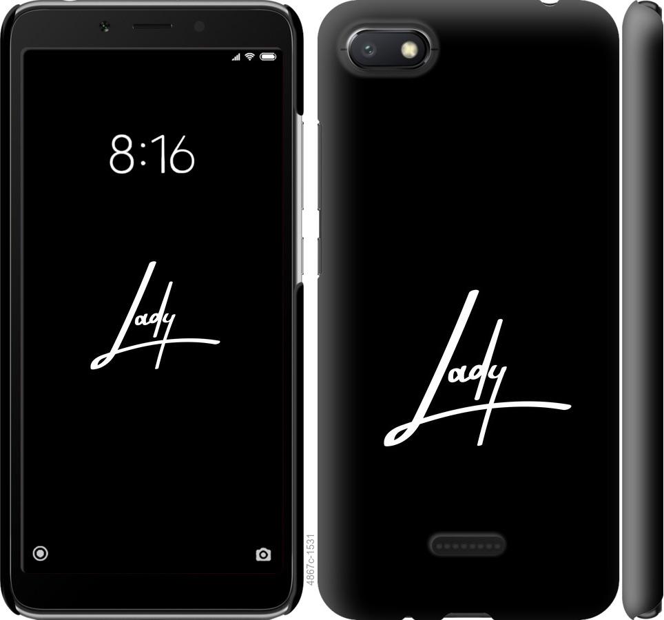 

Чехол на Xiaomi Redmi 6A Lady 2