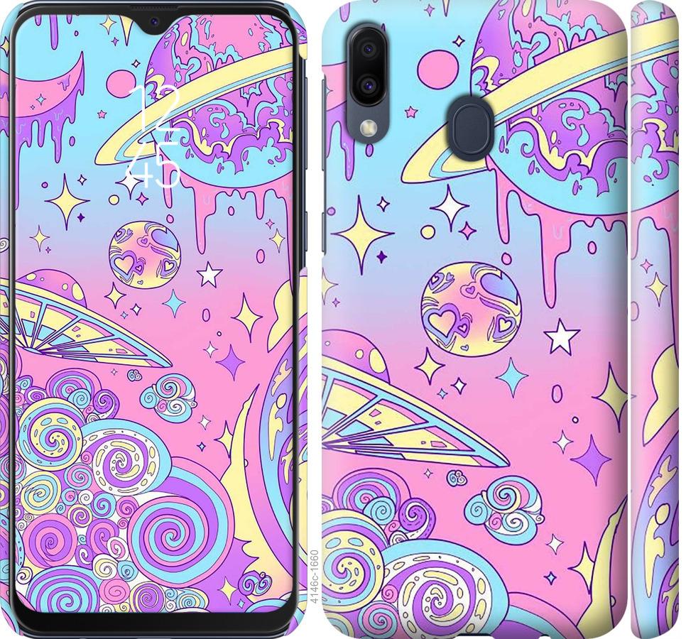 

Чохол на Samsung Galaxy M20 Рожева галактика