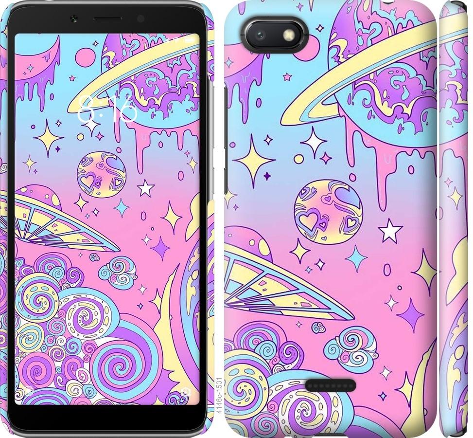 

Чохол на Xiaomi Redmi 6A Рожева галактика