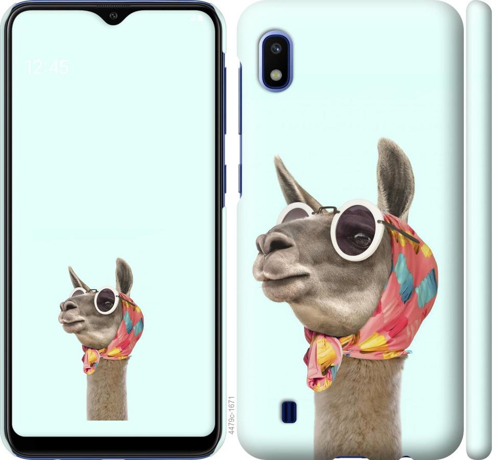 Чехол на Samsung Galaxy A10 2019 A105F Модная лама