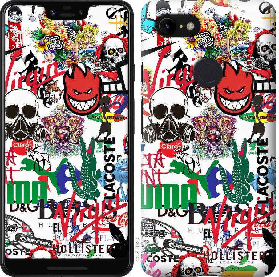 

Чохол на Google Pixel 3 XL Many different logos
