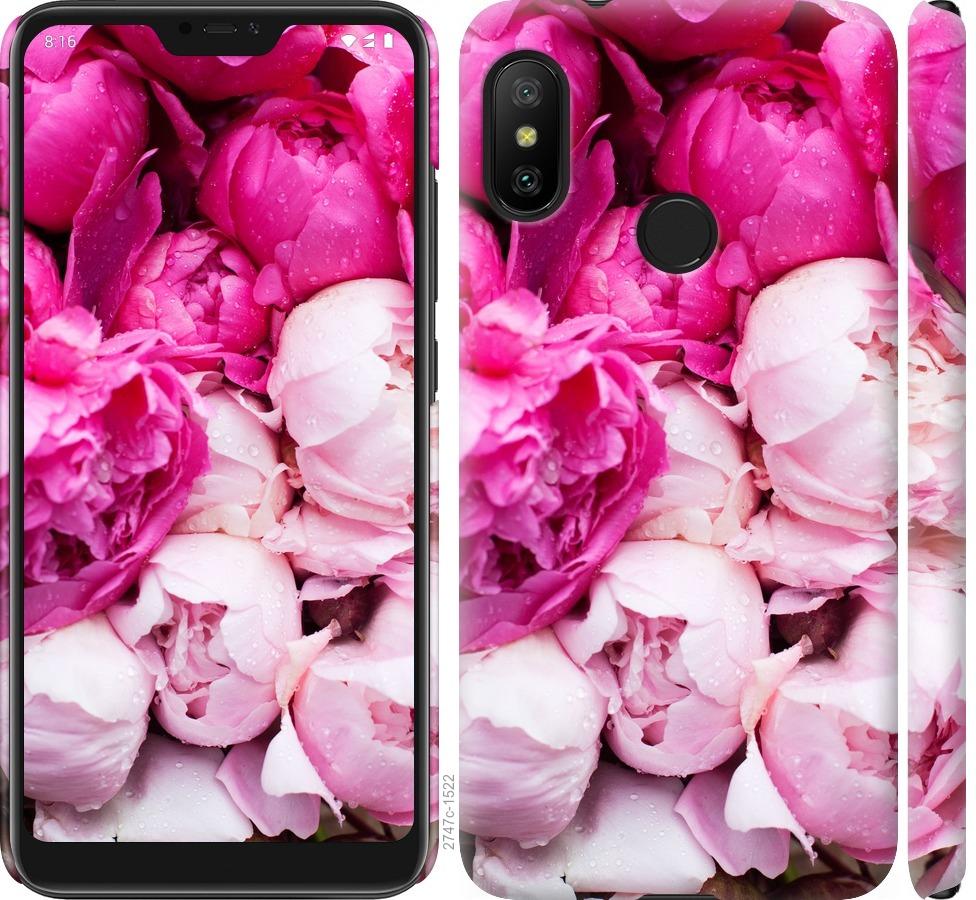 

Чохол на Xiaomi Redmi 6 Pro Рожеві півонії