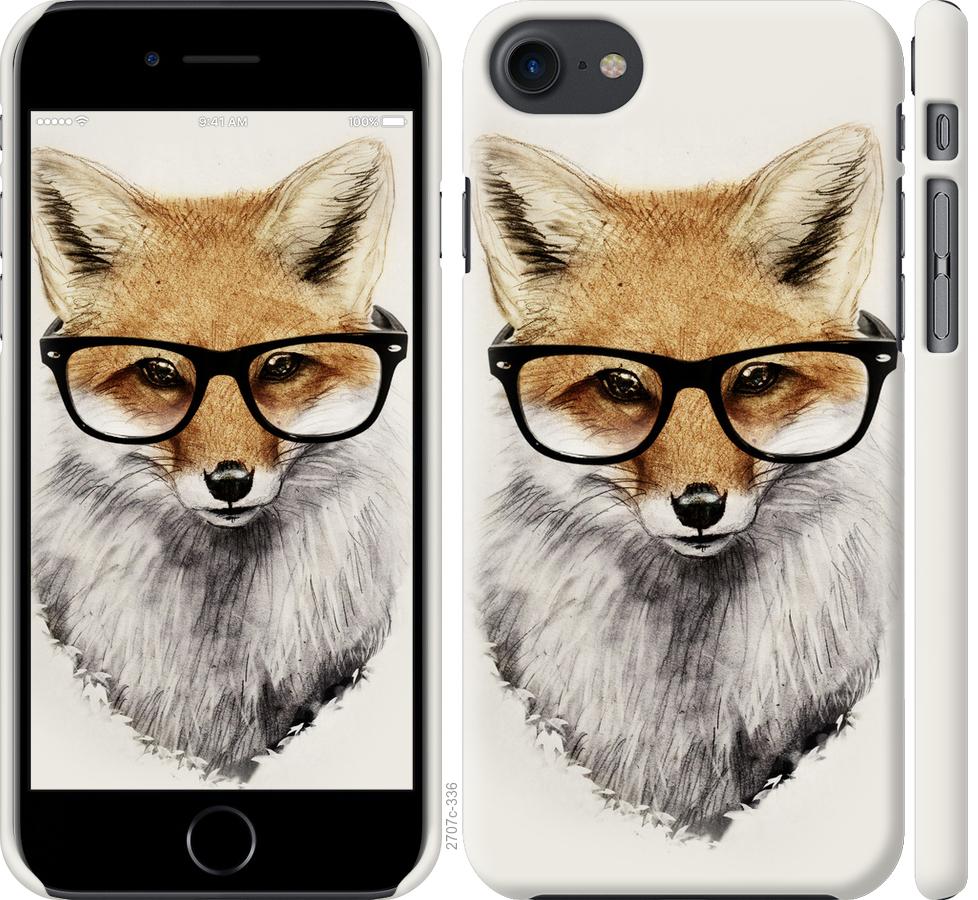 

Чехол на iPhone 7 Лис в очках